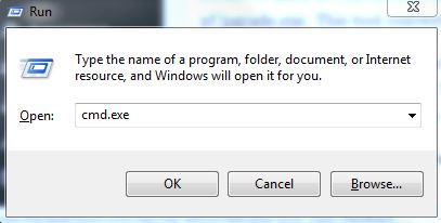 open cmd to repair nsf file
