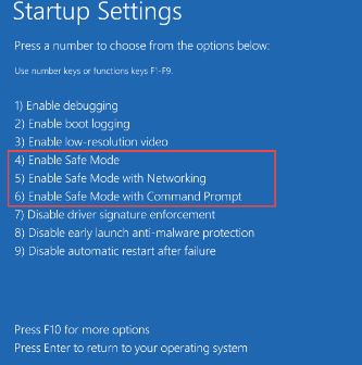 avoid blue screen with safe mode