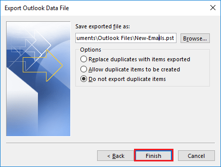 check mbox files in pst format outlook