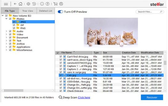 free windows recovery tool stellar