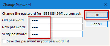 reset pst password