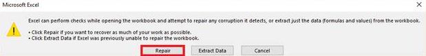 repair excel file free