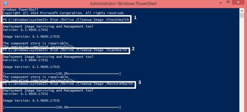 repair corrupt vhd powershell