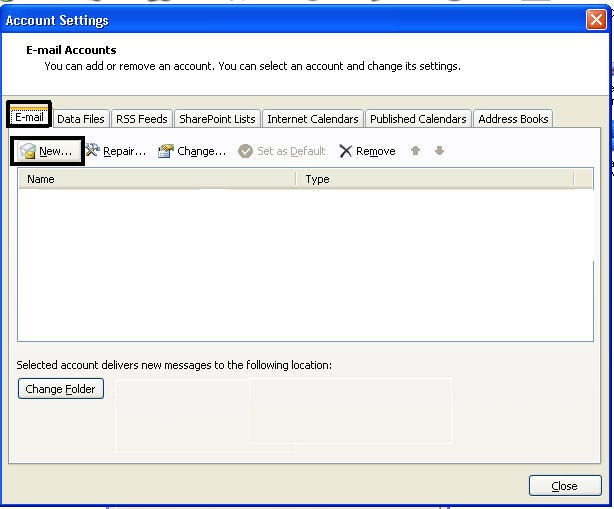 add new profile in pst