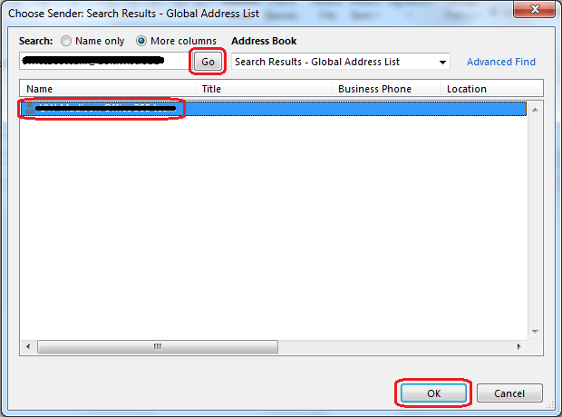 outlook send as mail