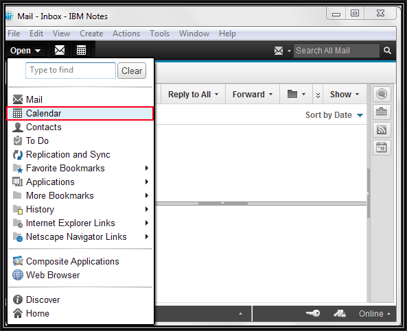 lotus notes calendar