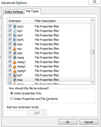outlook search problem indexing issue