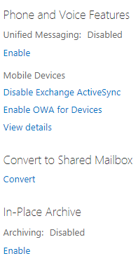 convert to shared mailbox