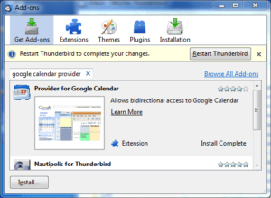 thunderbird calendar sync thunderbird calendar sync