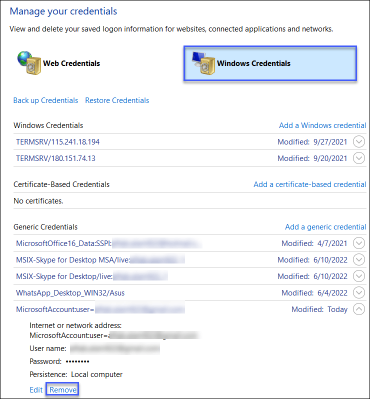 outlook prompts for password